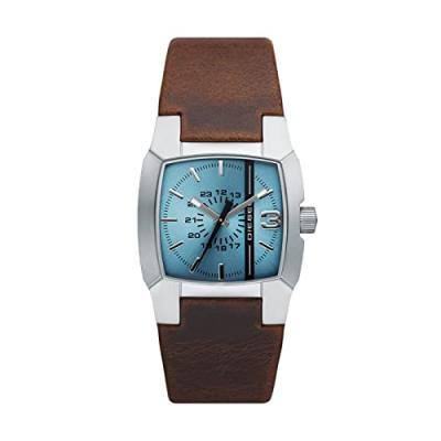 DIESEL Montre Homme  DZ1998 - Bracelet Cuir Marron