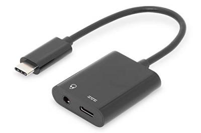DIGITUS  Ak-300400-002-s 3.5 Mm Usb-c To Jack Adapter Noir