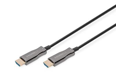DIGITUS  Fiber Optic Hdmi Cable 10 M Noir