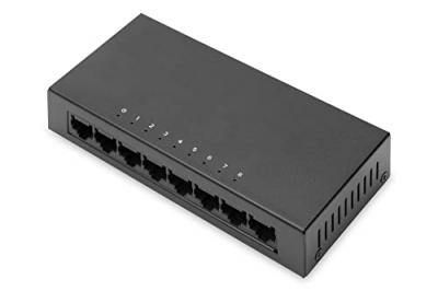 DIGITUS  commutateur 8 ports, Fast Ethernet 10/100 Mbit/s, Unmanaged