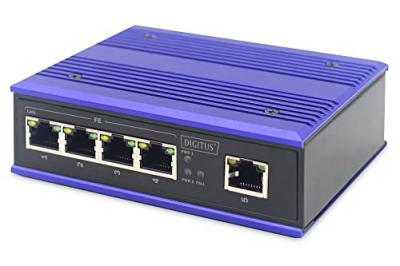 DIGITUS Conmutadorgiga industrial 5 puertos DN-650105