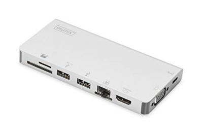 DIGITUS  USB Type-C&acute; Multiport Travel Dock, 8-port