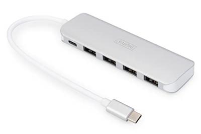 DIGITUS  USB Type-C HUB PD 4xUSB3.0 1xPD Charging