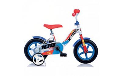 DINOBIKES Dino 108 Sport V&eacute;lo Gar&ccedil;on 10 pouces 17 cm Gar&ccedil;on Transition Blanc