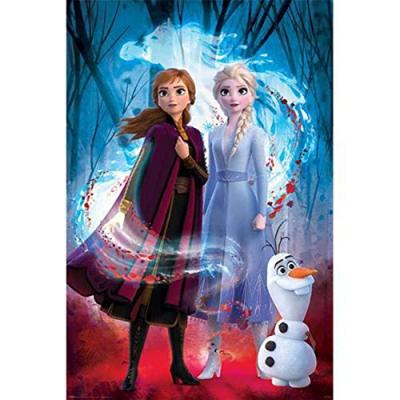 LA REINE DES NEIGES Disney Maxi poster, papier 150 g/m&sup2;, multicolore, 61 x 91,5 cm