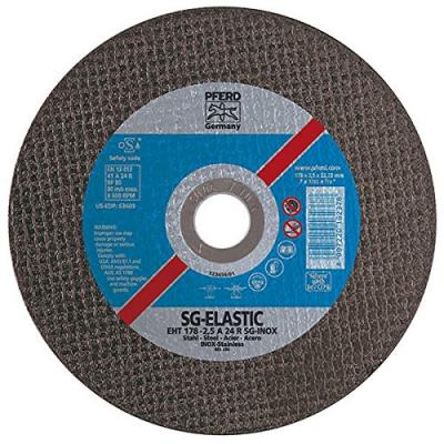 PFERD Disque &agrave; tron&ccedil;onner sg-elastic a plat Inox  mm: 115 - Ep. mm: 1.6