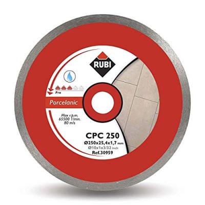 RUBI Disque diamant gr&egrave;s porcelaine continu cpc 250 pro  - 30959