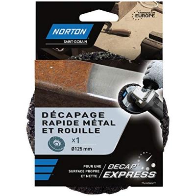 NORTON Disque  Decap Express Metal et Rouille, diam&egrave;tre 125