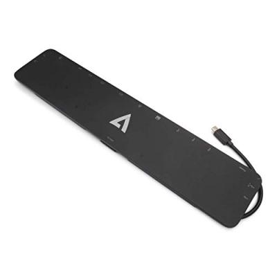 V7  DOCKUCPT01 station d'accueil USB 3.2 Gen 1 (3.1 Gen 1) Type-C Noir