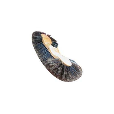 DOMERGUE Balai 1/2 t&ecirc;te en bois - fibre de soie 60 mm - marron - 