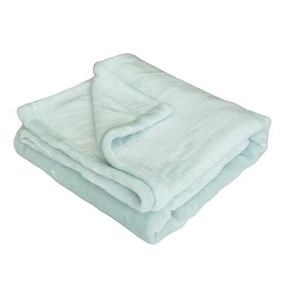 DOMIVA Couverture Microdoux 75x100 cm -  - Sauge - B&eacute;b&eacute; - Polyester