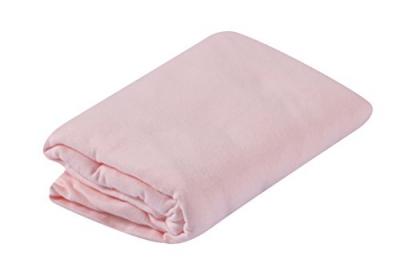 1TEK ORIGINE Doux nid drap-housse en jersey - rose poudr&eacute; 60x120 cm
