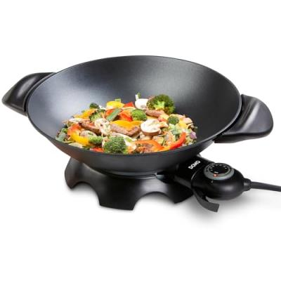 DOMO  DO-8708W Wok 5 L, 5 liters, Noir