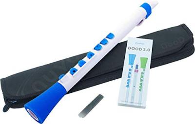 NUVO  Dood 2.0 Fl&ucirc;te Pour Enfants, Blanc-Bleu