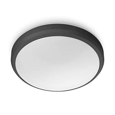 PHILIPS  - Plafonnier doris - 6W - 4000 Kelvin - IP54 - Noir