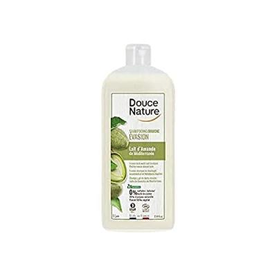 DOUCE NATURE Shampoing douche &eacute;vasion Lait d'amande de M&eacute;diterran&eacute;e 