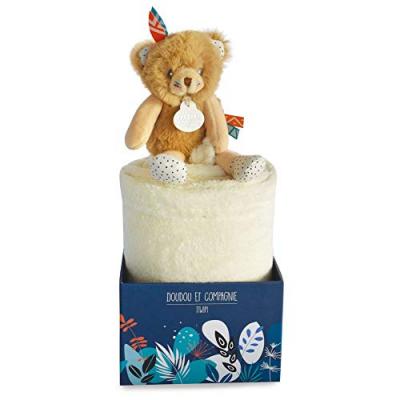 DOUDOU ET COMPAGNIE Plaid Ours Multicolore 