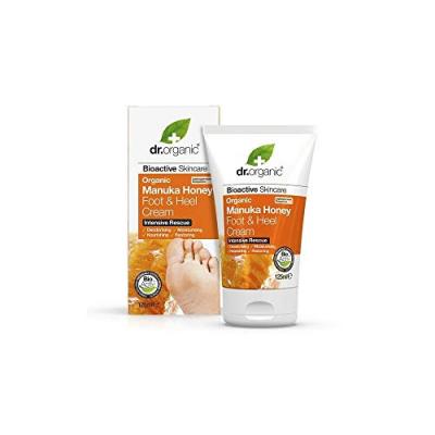 DR. ORGANIC  Manuka Honey Cr&egrave;me pour le Pied et le Talon 125 ml