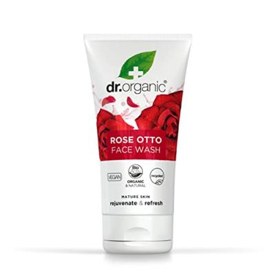 DR. ORGANIC  Soin Nettoyant Visage &agrave; la Rose Bio 150 ml