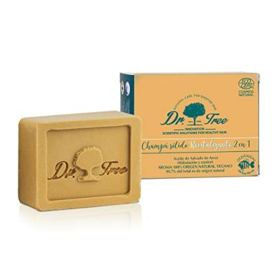 DR. TREE  Shampoing Solide 2 en 1 Revitalisant 75 gr