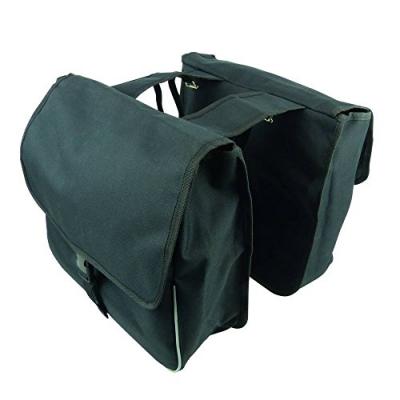 CARPOINT Dresco double sacoche Basic Shopper 26 litres en nylon gris fonc&eacute;