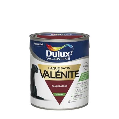 DULUX VALENTINE Peinture boiserie, radiateur rouge basque  Val&eacute;nite
