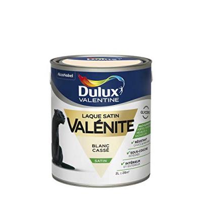 DULUX VALENTINE Peinture boiserie, radiateur blanc cass&eacute;  Val&eacute;nite