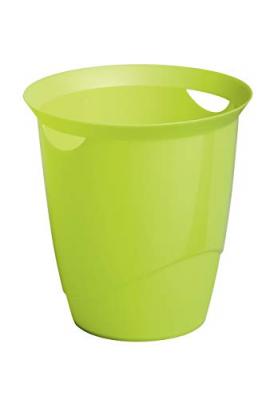 DURABLE  Corbeille &agrave; papier TREND, 16 litres, rond, vert