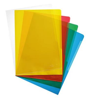 DURABLE  Pochettes-coins, A4, en PP, 0,12 mm, couleurs
