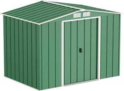 DURAMAX  Eco Abri de Jardin en m&eacute;tal avec Garniture Vert 244 x 183 cm