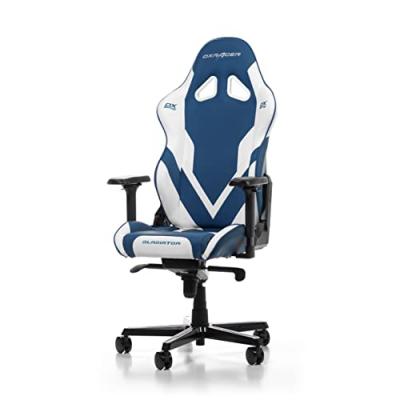 DXRACER Si&egrave;ge PC Gamer  Gladiator G001 &ndash; Bleu et Blanc