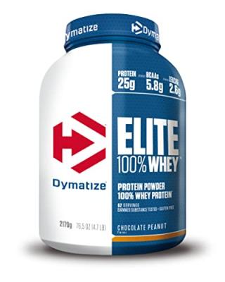 DYMATIZE Elite Whey 2100g Chocolat et arachides  Proteine