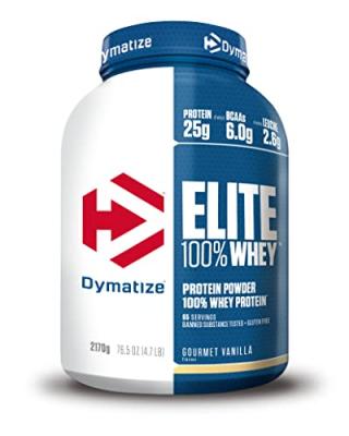 DYMATIZE  Proteine Whey Elite 5Lb 2,10kg Vanille - Lactos&eacute;rum
