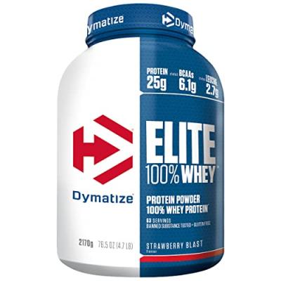 DYMATIZE Elite Whey 2100g Rafra&icirc;chissement aux fraises  Proteine