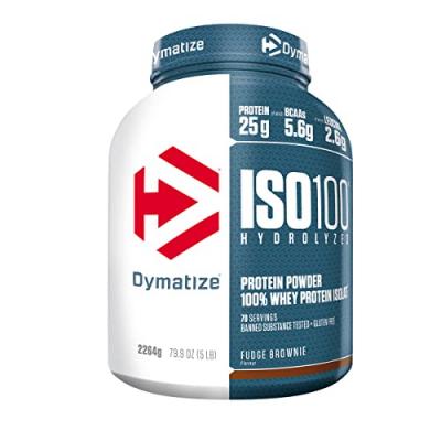 DYMATIZE  ISO100 2.2 kg Fudge Brownie - Isolat&nbsp;de&nbsp;lactos&eacute;rum