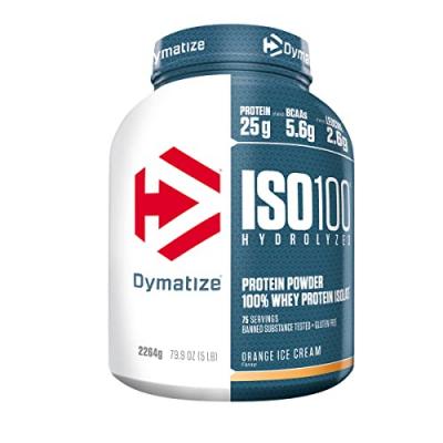 DYMATIZE Whey hydrolys&eacute;e ISO 100 Hydrolyzed - Orange Ice Cream 2264g