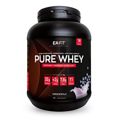 EAFIT  Pure Whey Pdre Pour Boisson Myrtille