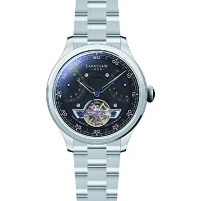 EARNSHAW Montre Homme  BARON ES-8191-11 - Bracelet Acier Argent