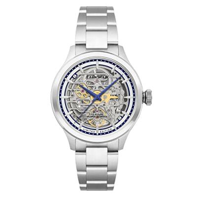 THOMAS EARNSHAW Montre Homme EARNSHAW BARON ES-8229-22 - Bracelet Acier Argent