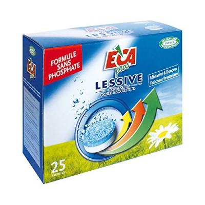 ECA Lessive tous textiles et toutes temp&eacute;ratures - x25 pastilles