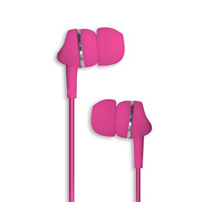  TX AD01 - &Eacute;couteurs avec micro - intra-auriculaire - filaire - jack 3,5mm - rose 