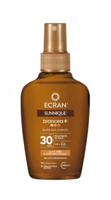 ECRAN  -  Sunnique Broncea+ Aceite Vapo Spf30 Cr&eacute;me solaire 100 ml