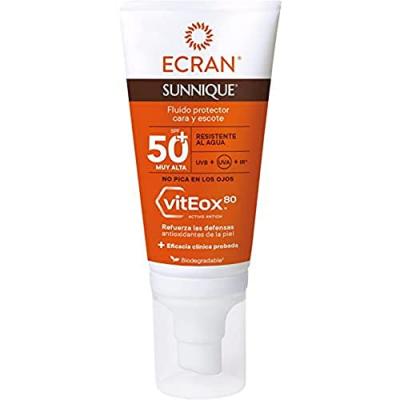 ECRAN  Sun Lemonoil Cara & Escote Fluido Solar Cr&egrave;me Solaire SPF50+