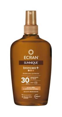 ECRAN  -  Sunnique Broncea+ Aceite Vapo Spf30 Cr&eacute;me solaire 200 ml