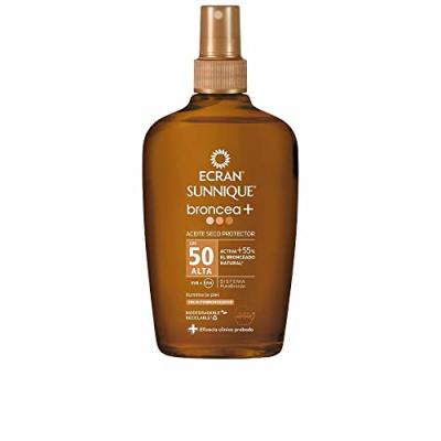 ECRAN  -  Sunnique Broncea+ Aceite Vapo Spf50 Cr&eacute;me solaire 200 ml