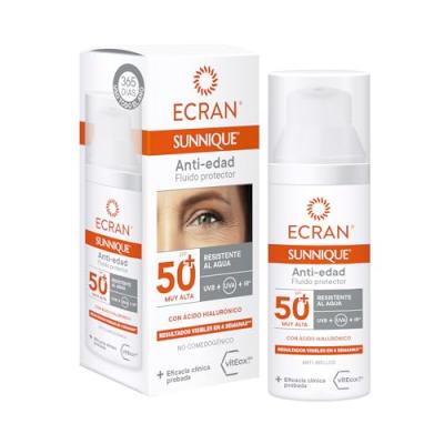 ECRAN  Sunnique soin visage anti-&acirc;ge SPF50+ 50 ml