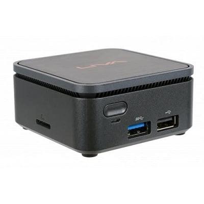 ECS  LIVA Q2 Mini PC CELERON 4 Go 64 Go Windows 11 Noir, Argent