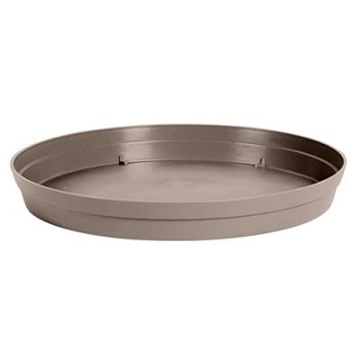 EDA Soucoupe ronde Toscane d.15cm taupe pour pots ronds 