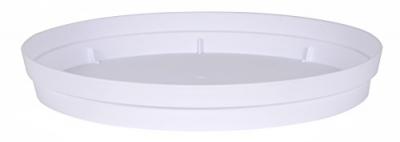 EDA Soucoupe ronde Toscane d.15cm blanc pour pots ronds 