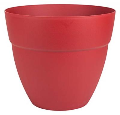 EDA Pot de fleur  Cancun diam&egrave;tre 40 cm Rouge rubis